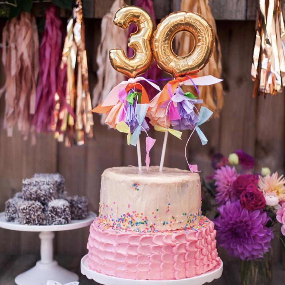 Happy Birthday Ballonnen Baby Shower Taart Decoraties Kerst 6Inch Alfabet Folie Brief Ballon