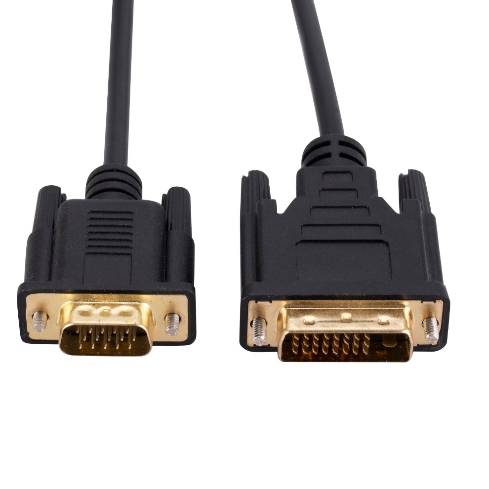 LccKaa DVI till VGA-adapterkabel - 1080P DVI 24+1-omvandlare för Dator Skärm