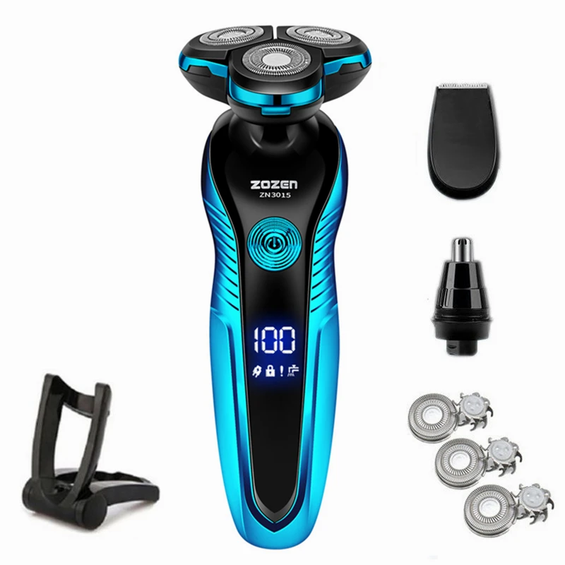 ZOZEN rasoir électrique rasoir électrique corps tondeuse à cheveux Machine à raser pour hommes femmes coupe cheveux tondeuse à barbe étanche: Rose
