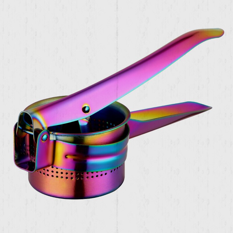 Stainless Steel Kitchen Tools Potato Masher Ricer Maker Tool Orange Lemon Juicer Hand Press Manual Fruit Pomegranate Squeezer: rainbow A
