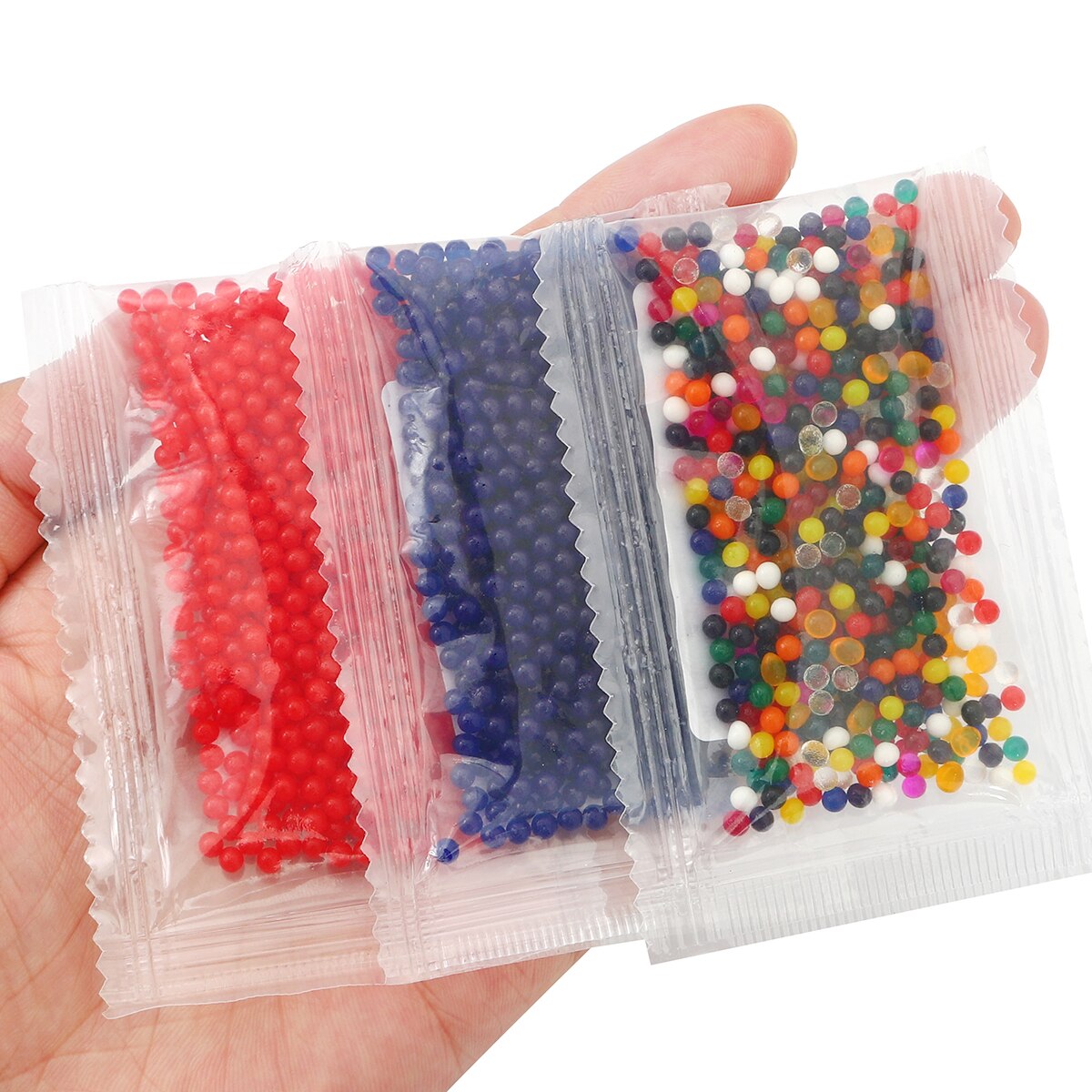 Bolas de hidrogel para decoración del hogar, bolas de gelatina para niños, Bolas Mágicas de Gel para cultivo, perlas para decoración de jardín, 1000 unids/lote