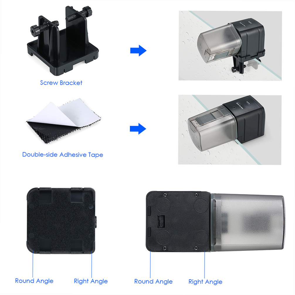 Wifi Fish Feeder Automatic Aquarium Feeding Timer Fish Food Dispenser Adjustable Outlet App Remote Control Fish Tank Accessories