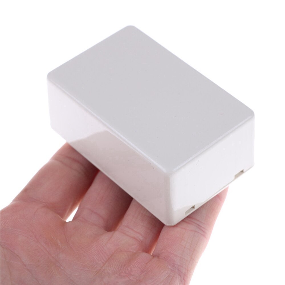 White Plastic Electric Enclosure Box Waterproof DIY Housing Instrument Case Electronic Project Box Power Tool
