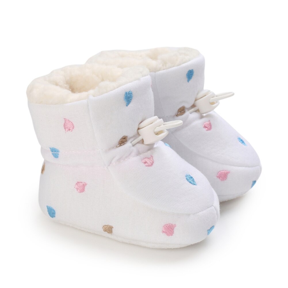 Baywell Winter Pasgeboren Baby Katoen Warm Booties Jongen Meisje Ster Schoenen Peuter Comfort Soft Anti-Slip Baby Schoenen Eerste wandelaars: AW / S