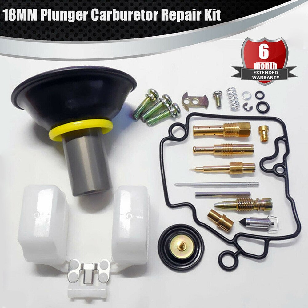Moped Carburetor Kit Carburetor For PD18J GY6 50CC ATV Karting Plunger Repair Kit 18MM