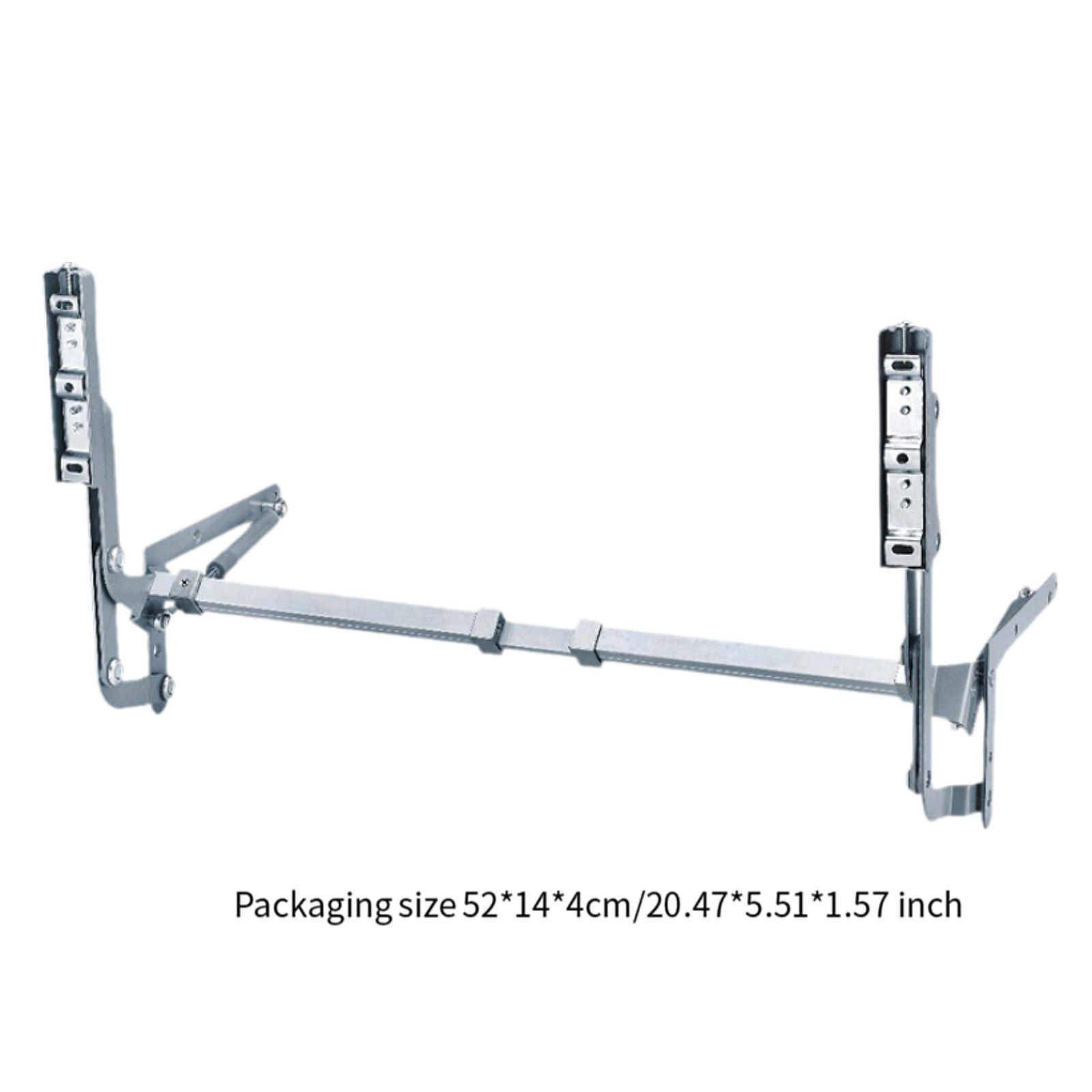 Kit de bisagras para puertas de gabinete, elevación oscilante Vertical, se puede instalar fácilmente para gabinete, palanca neumática de 23,6-35,4 pulgadas de ancho