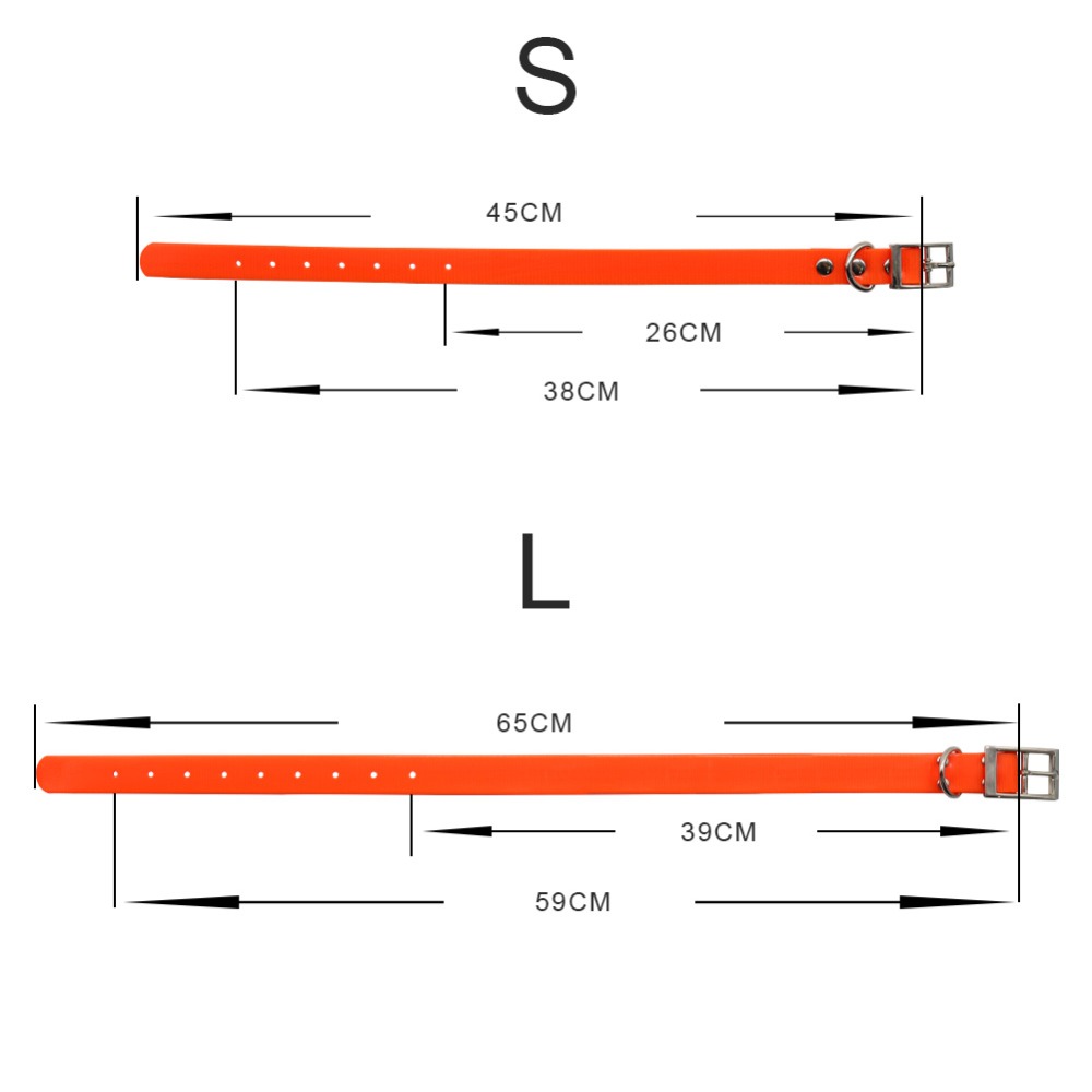 Grote Hond Kraag Verstelbare Tpu Duurzaam Waterdicht Huisdier Halsband Voor Puppy Strap Pure Kleur Hond Accessoires