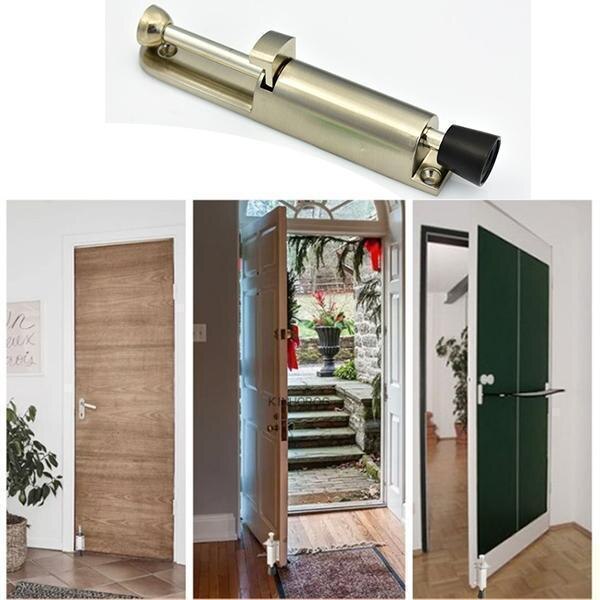 Mintiml Adjustable Kickdown Bronze Door Holder Zinc Alloy Foot-operated Lever Door Stops Hardware Door Buffer Fittings Door Stop