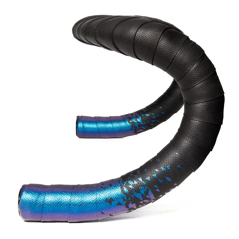 Liteskin Handlebar Tape Road Bike Grip Cycling Accessories Fixie Gear Strap PU EVA Wrap Perforated: Chameleon Blue