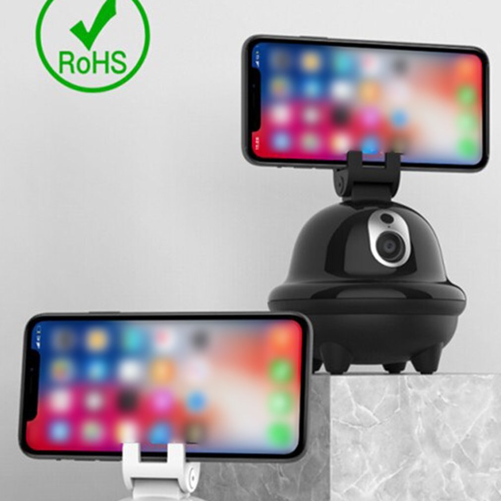 360 Degree Rotating Intelligent Camera PTZ Mobile Phone Short Video Photo Rotating PTZ Stand Desktop Pan/tilt