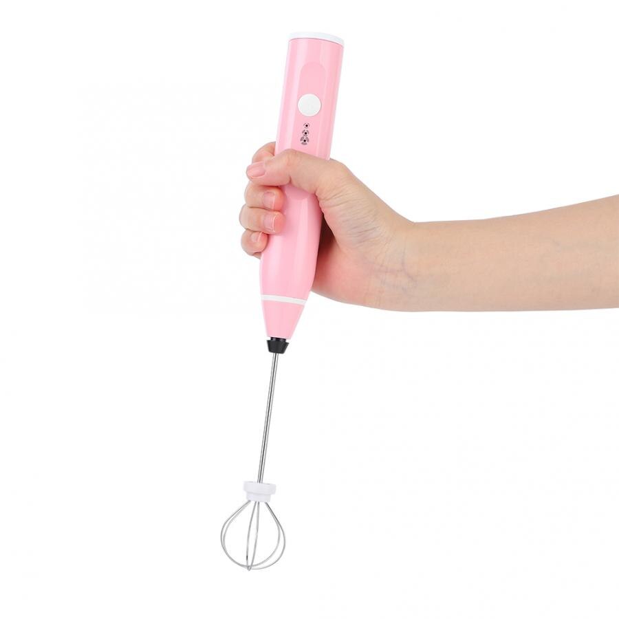 Rechargeable Electric Milk Frother Coffee Mixer Portable Egg Beater Household Kitchen Utensils For Coffee, Latte, Cappuccino