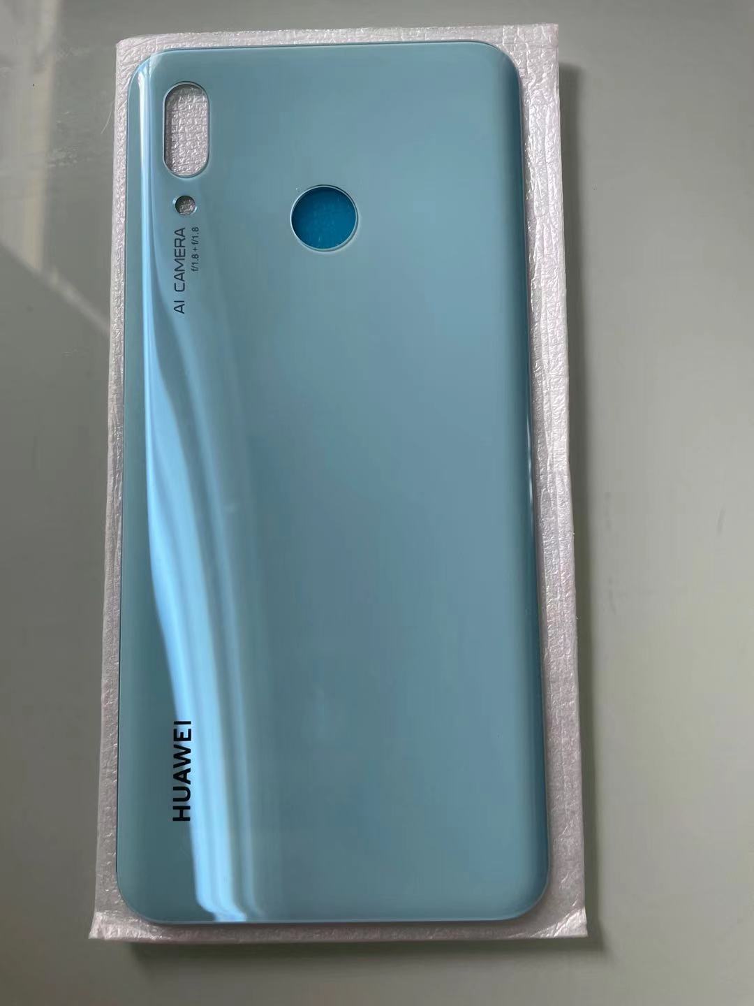 Original For Huawei Nova 3i Battery Cover Back Glass Rear Battery Cover Door Housing For Huawei Nova 3 Nova3 Battery Cover: Nova3 No lens blue