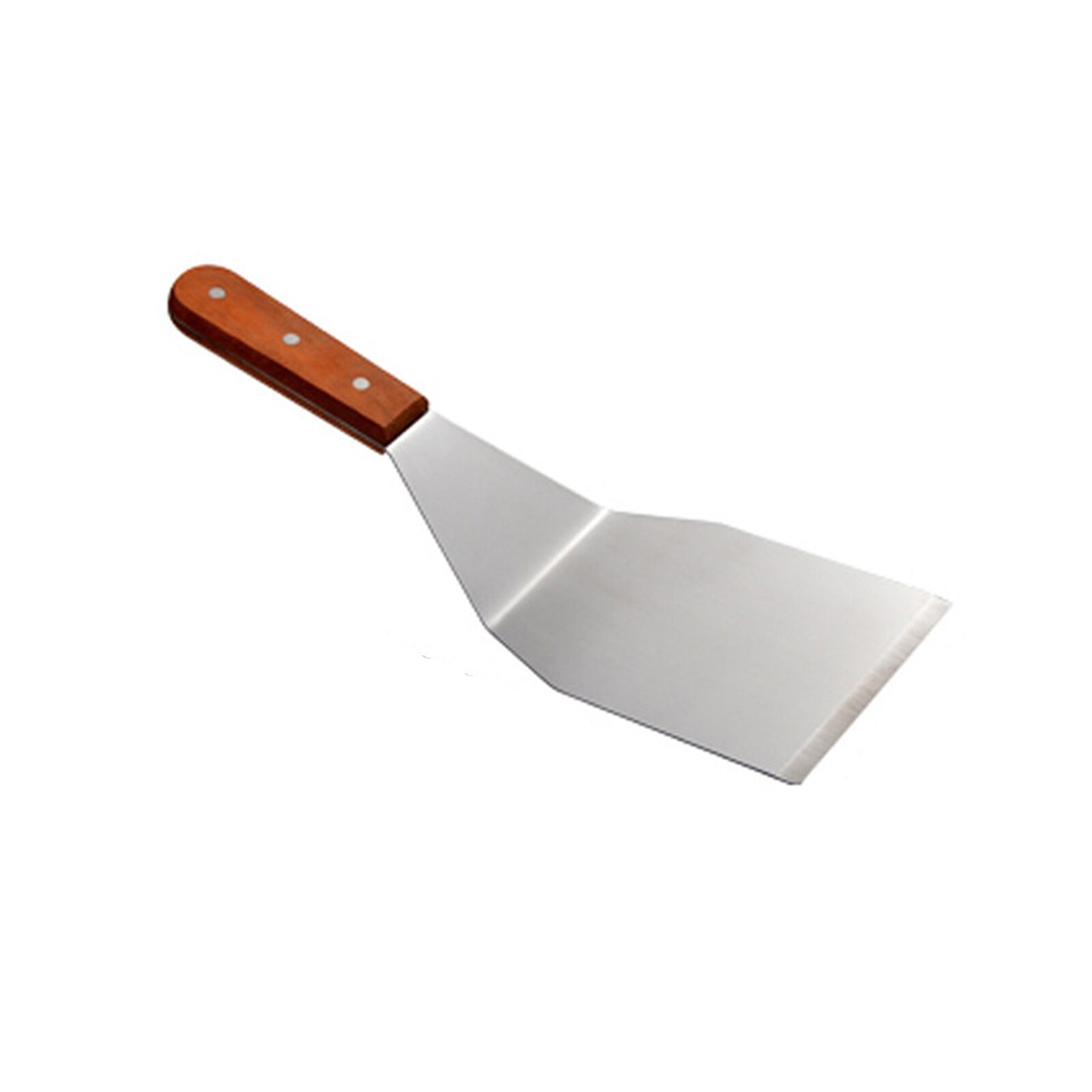 Frying Spatula Scraper Wooden Pizza Paddle Pastry Tools Stainless Steel Kitchen Baking Tool: A3