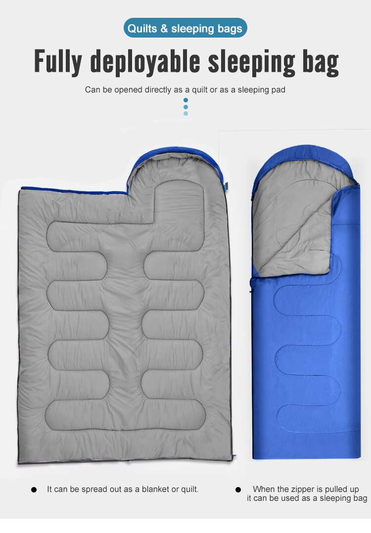 PACOONE – sac de couchage ultraléger, équipement de Camping Compact, et froid, 4 saisons