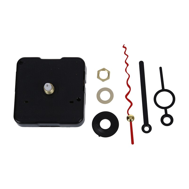 Lot De 3 Mécanismes D'horloge Quartz Silencieux – Noir – Avec Aiguilles