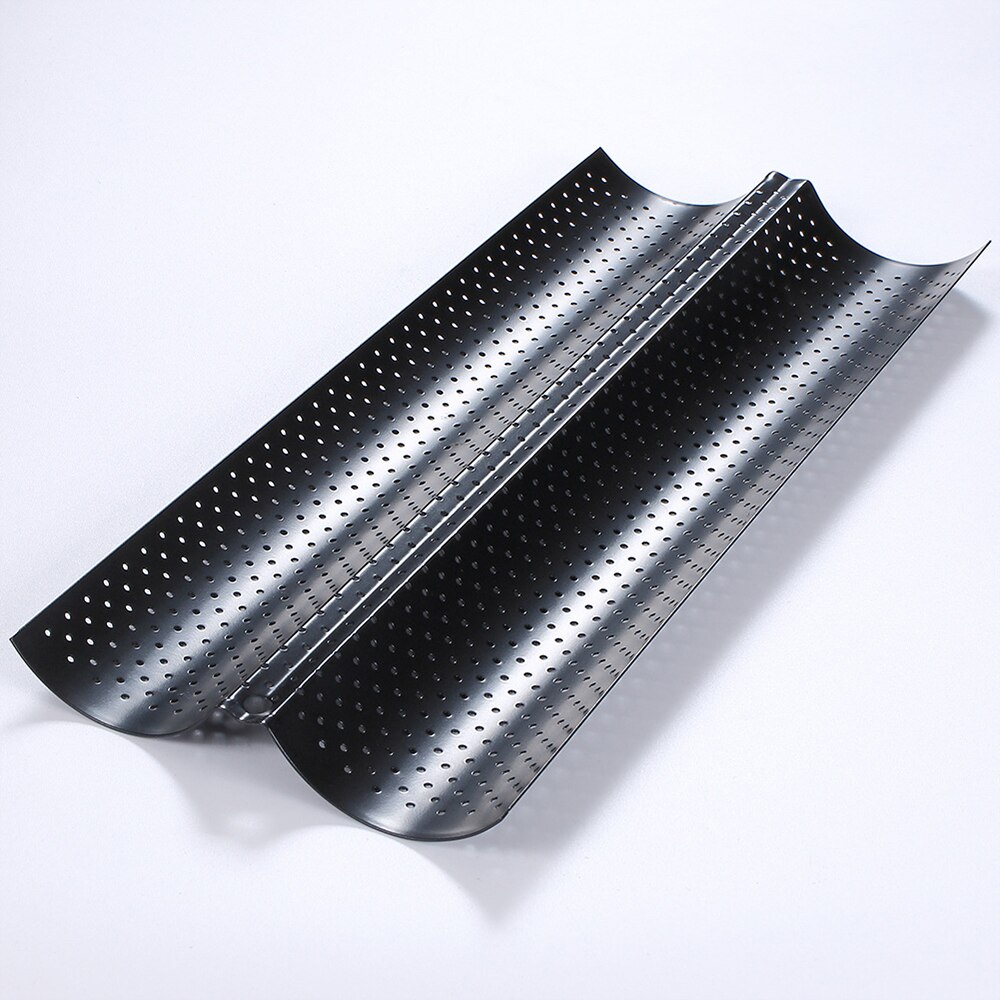 Moule à pain français ondulé, plateau de cuisson, plaque de gril, pratique, moule à gâteau, Baguette, rainure vagues, outil de cuisson: COLOR 2 TYPE 1