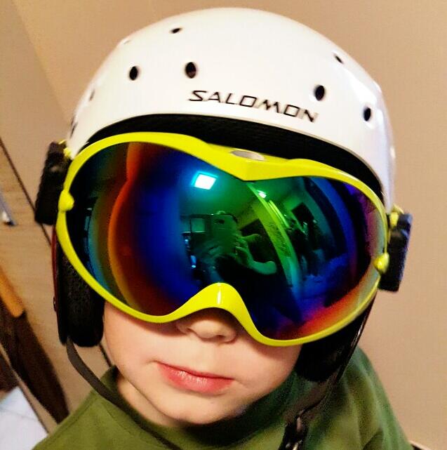 Barn snøskibriller for gutter jenter anti fog  uv400 doble linse vinter snowboardbriller googles skibrille barn skibriller