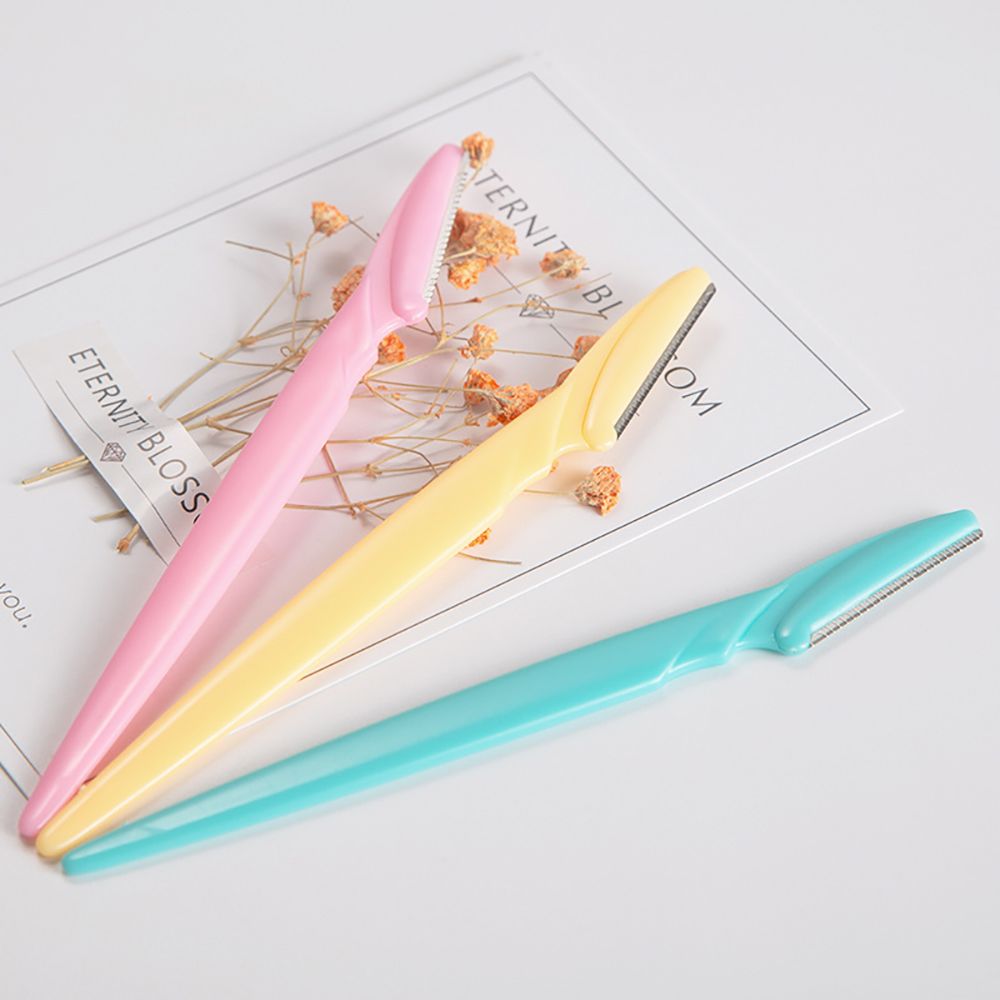 3/10pcs Eyebrow Trimmer Blade Shaver Portable Facial Face Razor Eyebrow Shaper Shaping Tool Scissors Face Hair Remover for Women