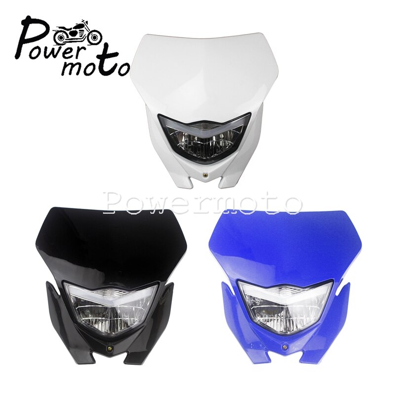 For Yamaha WR450F WR250R Universal MX Dual Enduro Headlight LED Head Lamp Hi Lo Running Light YZ450F YZ426 TT-R TTR 125