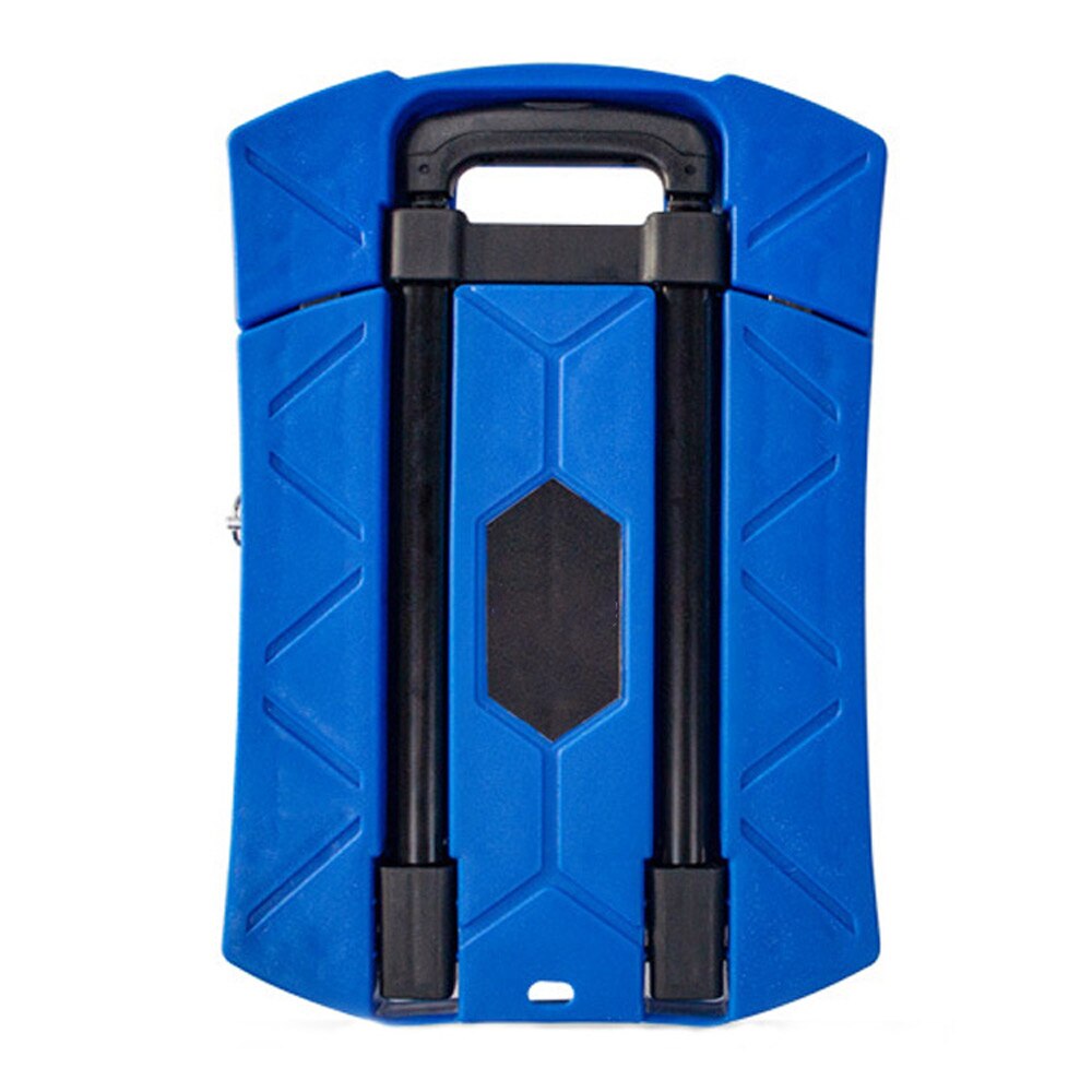 Remolque plano carro supermercado carro carga plástico silencioso remolque plano TC181201-1 plegable