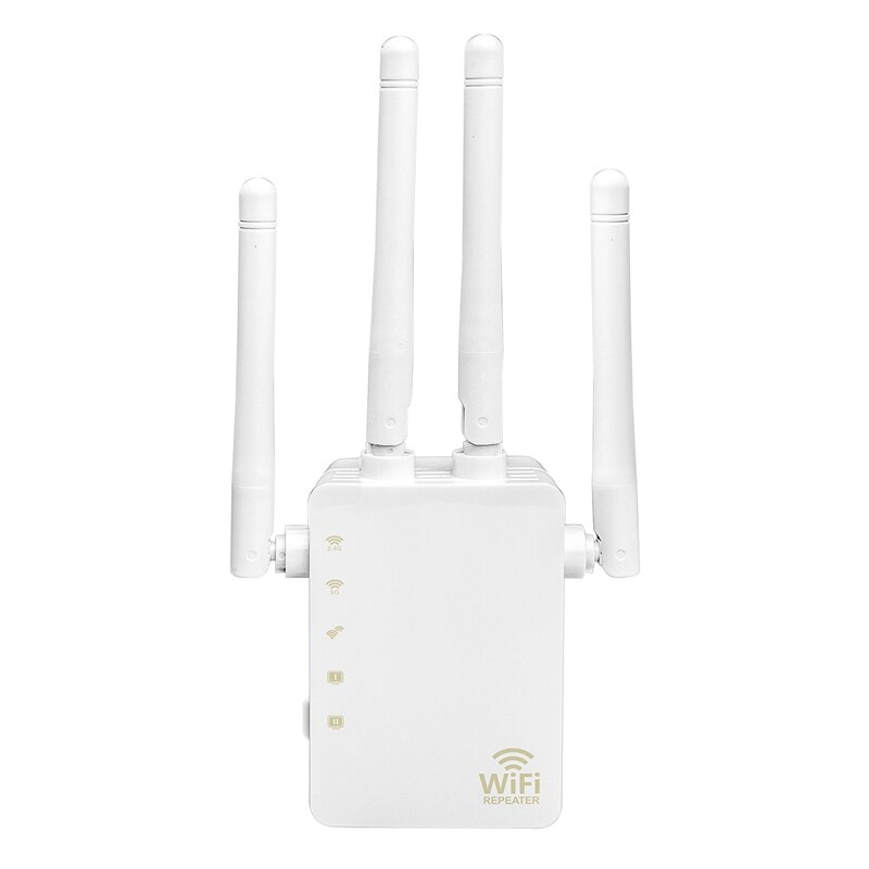 1200Mbps Wireless WiFi Signal Extender, 5.8G Dual-Band Home High-Power AP WiFi Router, Signal Repeater Enhancer