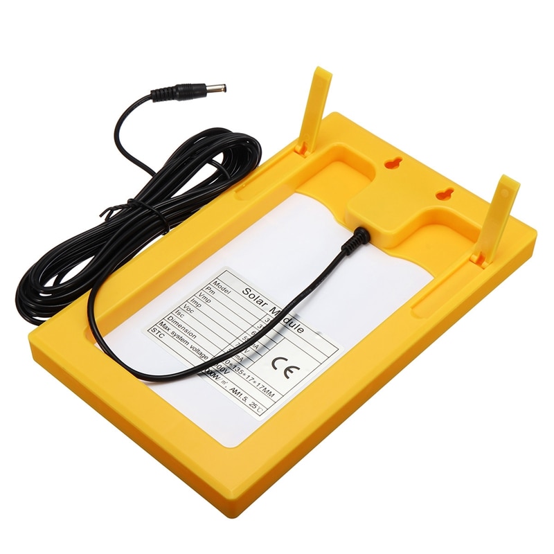 Solar Power Panel Generator Kit Home System with 3 Led Bulbs Outdoor Lighting