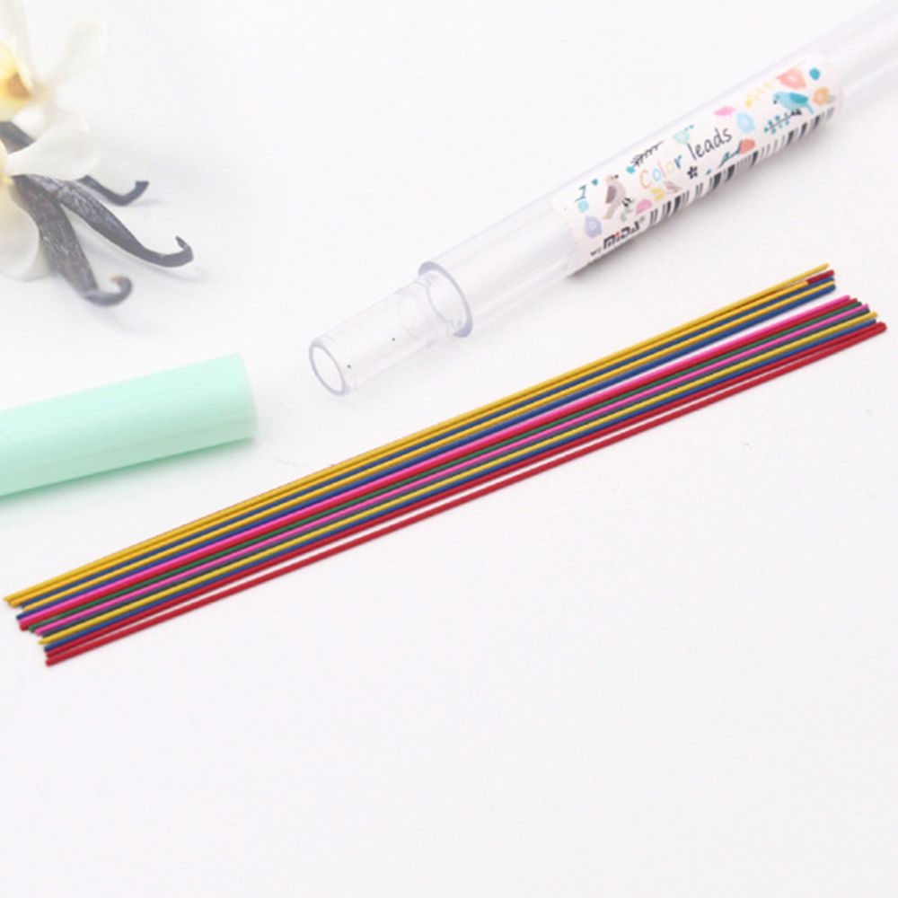 15 Teile/schachtel 0.5/0,7mm Bunte Blei 2B Mechanische Bleistift Minen Kunst Skizze Zeichnung Blei Diy Zeichnung Schreiben Liefert