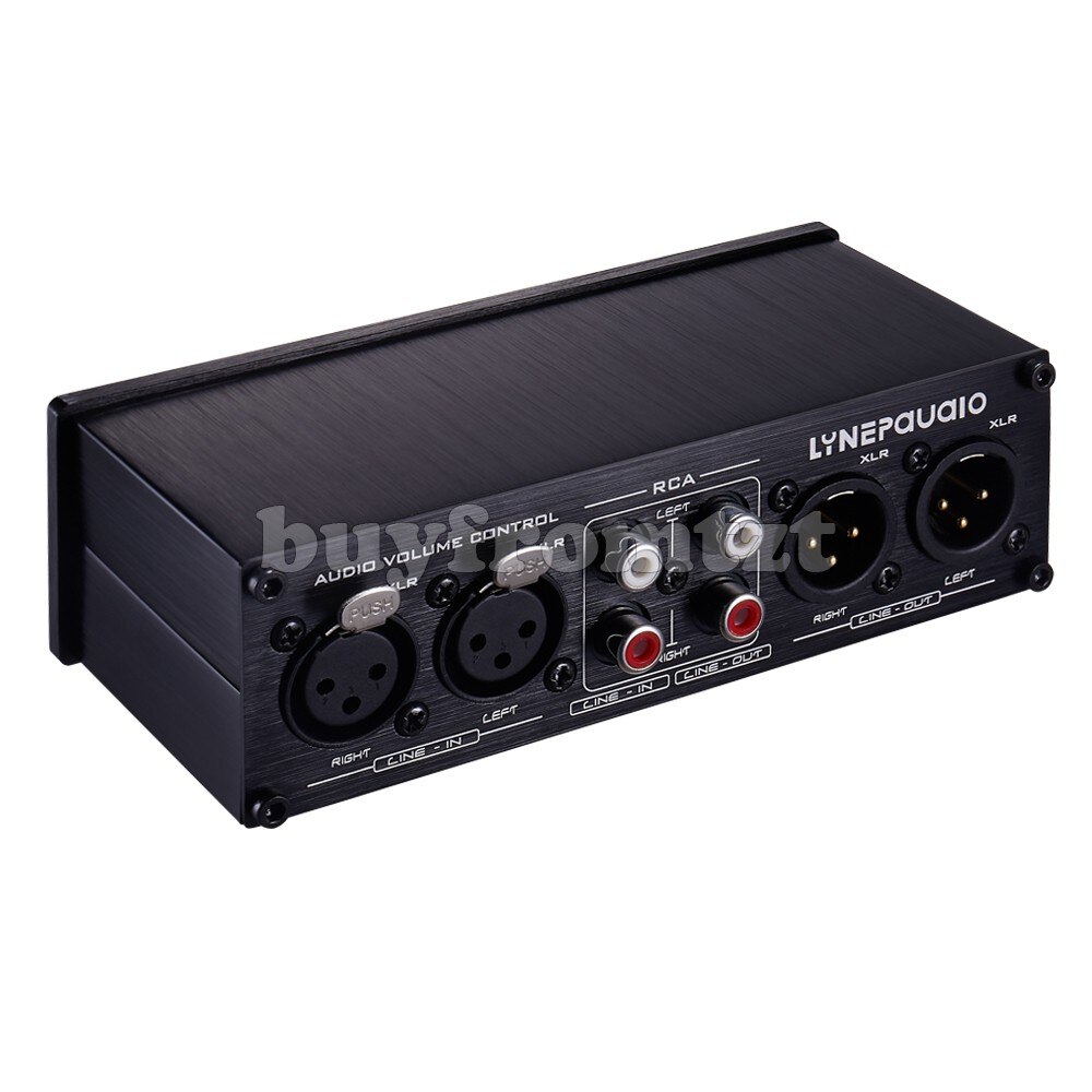 TZT preamplificatore passivo completamente bilanciato controllo Volume altoparlanti attivi due ingressi e due uscite A977