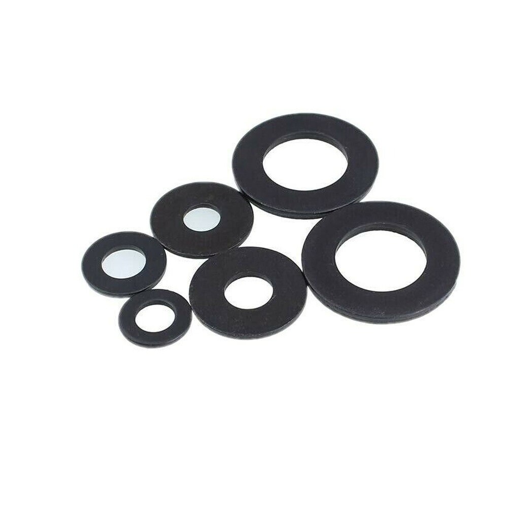 10PCS M8-M27 black 8.8 leve flat washer carbon steel washer thickened gasket