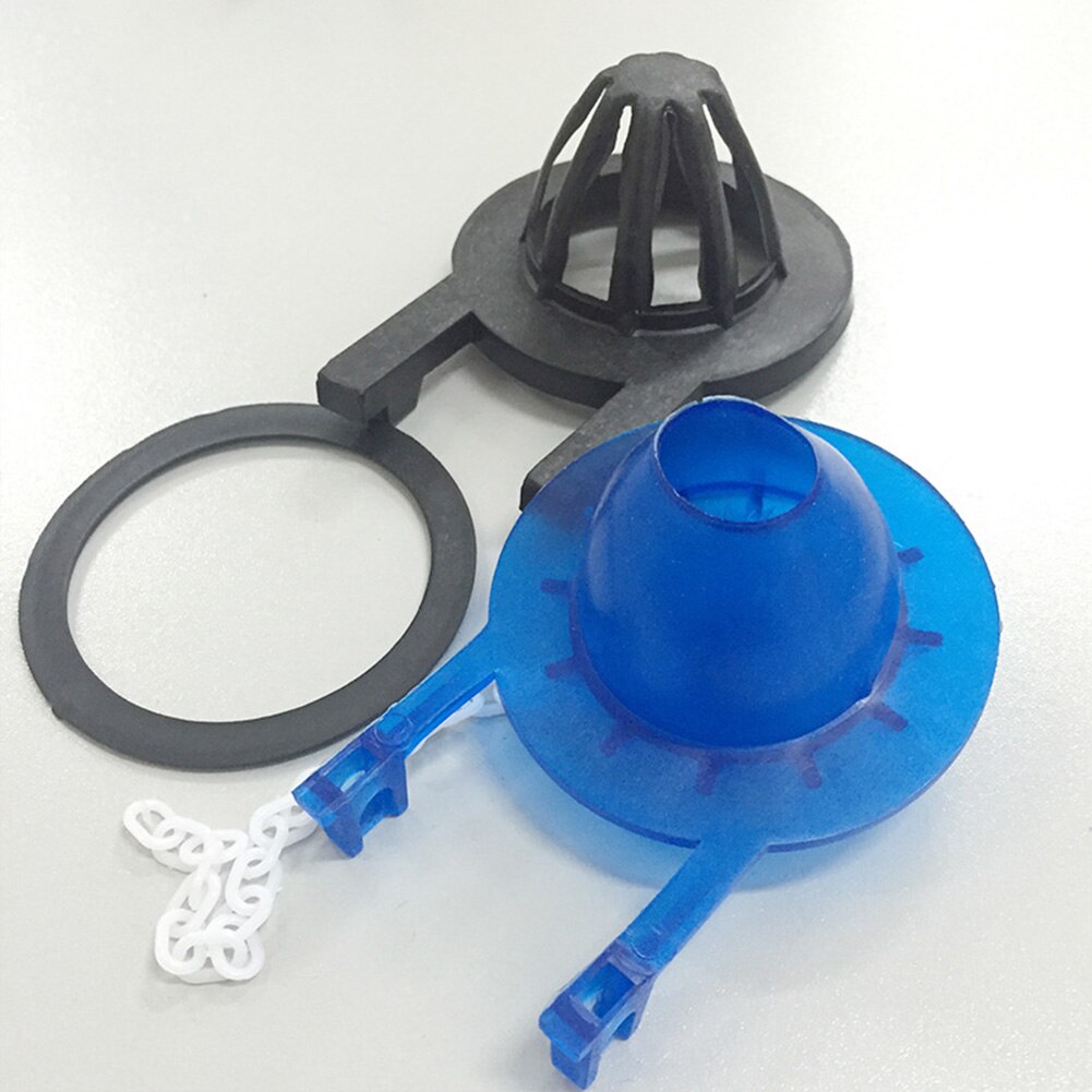 Leather Shoot Water Tank Seal Cover Parts Toilet Drain Bathroom With Chian Old-fashioned Ball Rubber Flap Closure Plugs