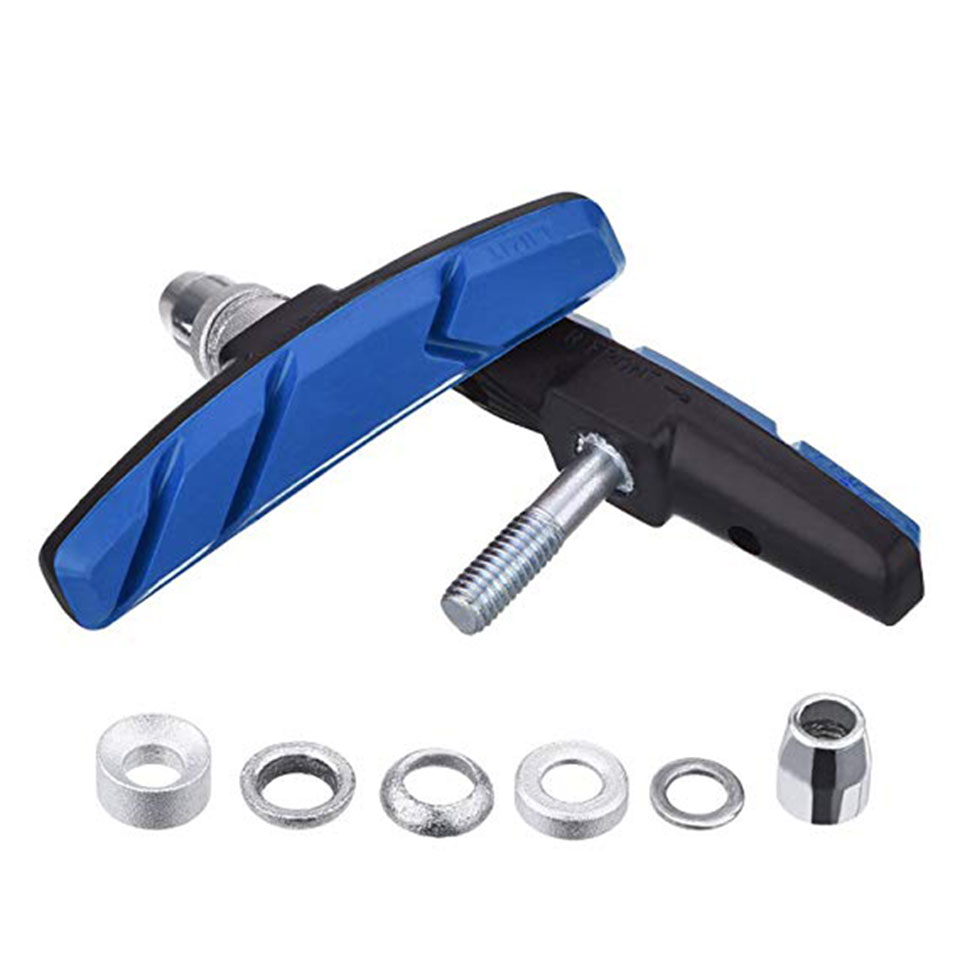 Pastillas de freno de bicicleta de carretera y de montaña, accesorios duraderos para ciclismo, frenos en V, bloques de goma, 1 par