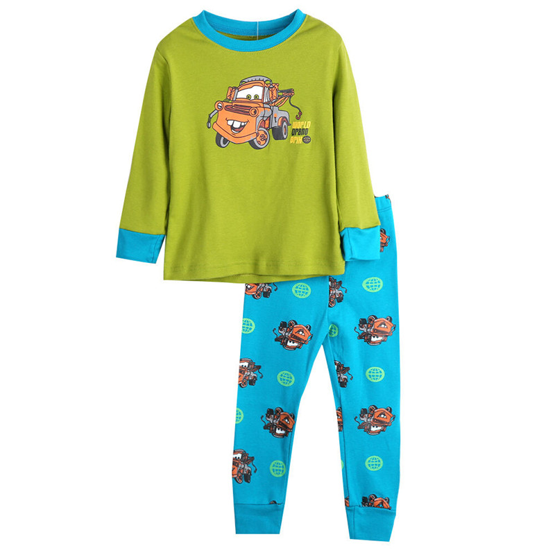 Kids Jongens Kleding Met Lange Mouwen Sport Toevallige Auto Gedrukt Sets Nachtkleding Pyjama Sets Kids Kleding 1-7Y: Car printed / 3T