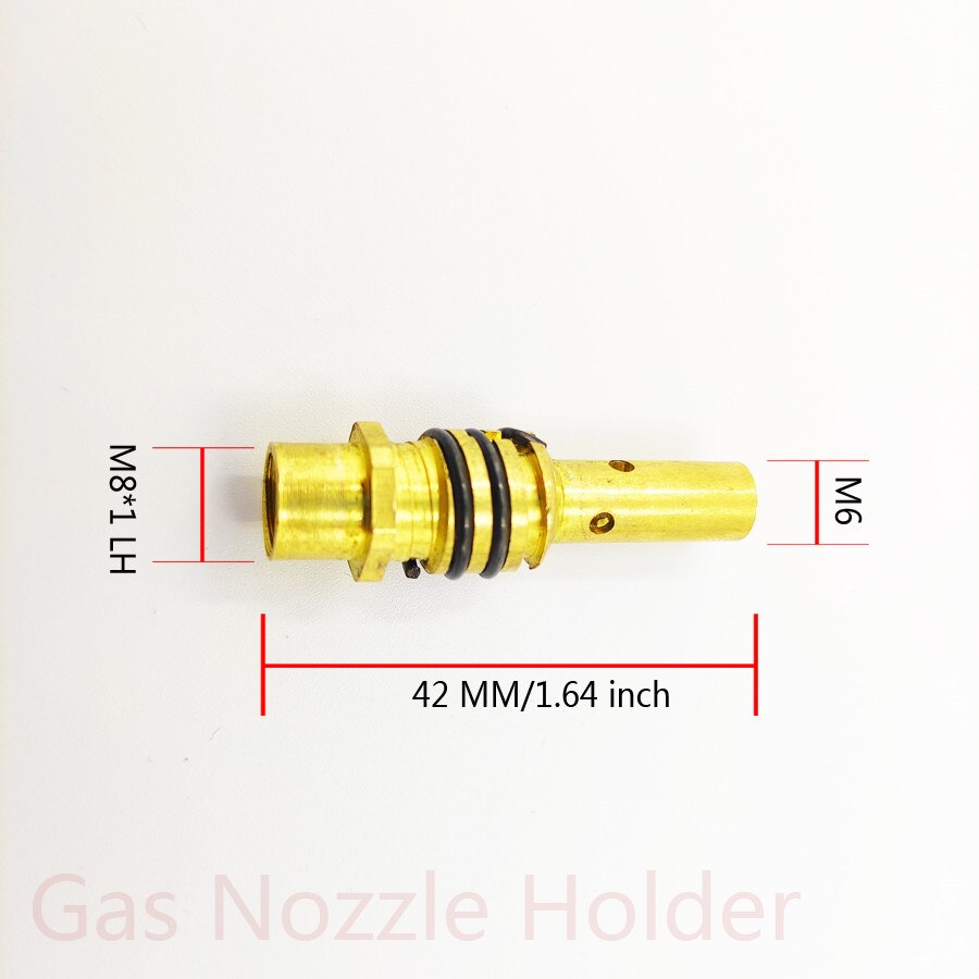 12Pcs Conductive Nozzle 0.6 0.8 0.9 1.0 1.2mm MB-15AK MIG/MAG M6 Welding Weld Torch Contact Tips Holder Gas Nozzle Part Tool Set