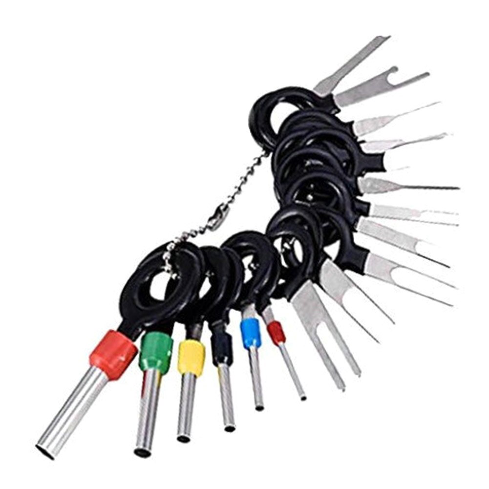 70pcs/Set Car Plug Terminal Pin Puller Tool Wire Release Connector Terminal Removal Pin Puller Durable Portable Electrical