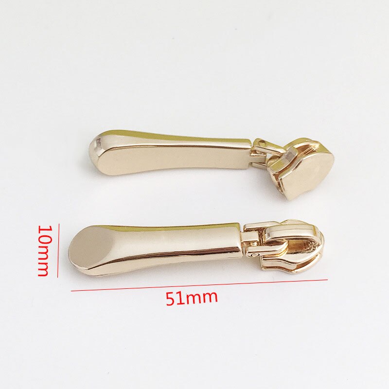 5 pièces 5 # fermeture métallique pour fermetures à glissière en Nylon sac vêtements Zipps tête tire Zip Kits de réparation bricolage accessoires de couture: No12