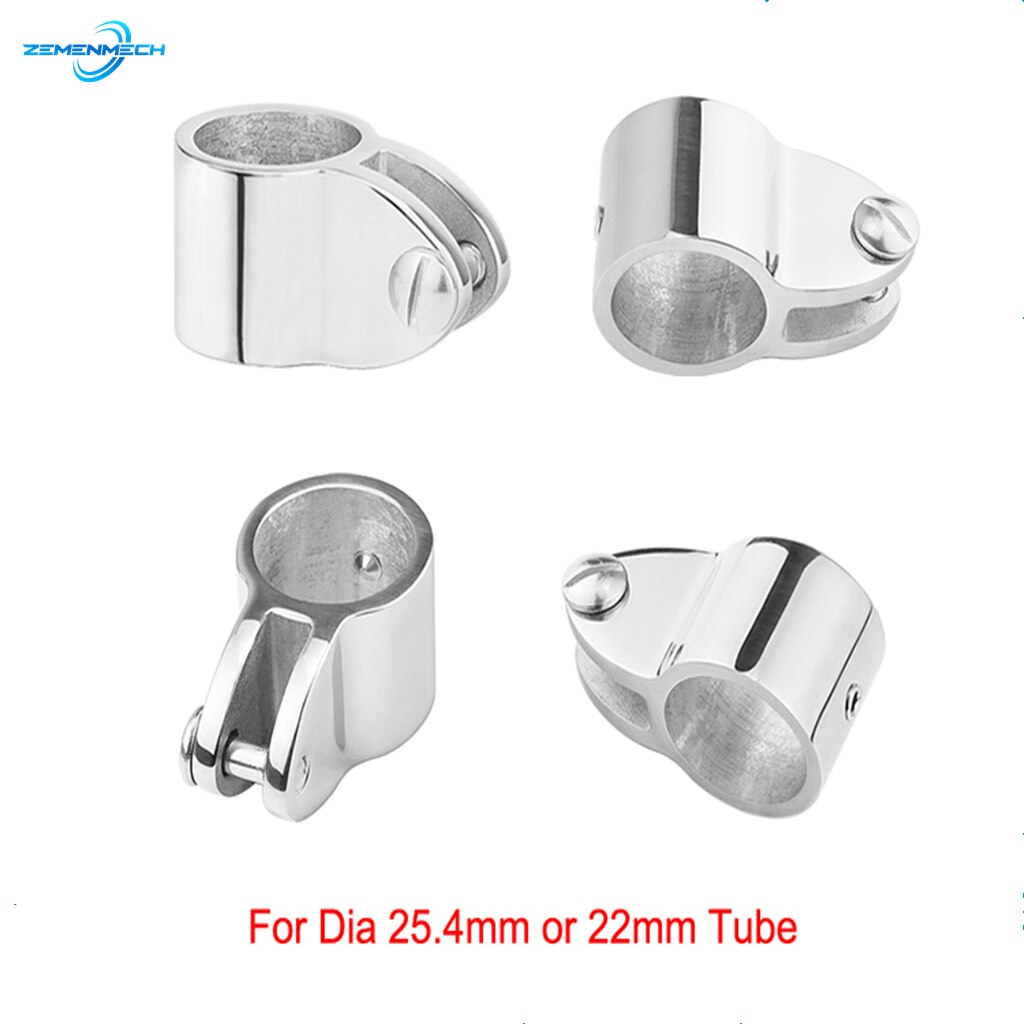 Accesorios para barcos, acero inoxidable 316 marinas de conjunto de herramientas, conjunto de bisagra de cubierta, mandíbula deslizante, ajuste de extremo de ojo, Bimini, 3 arcos, Universal, 12 Uds.
