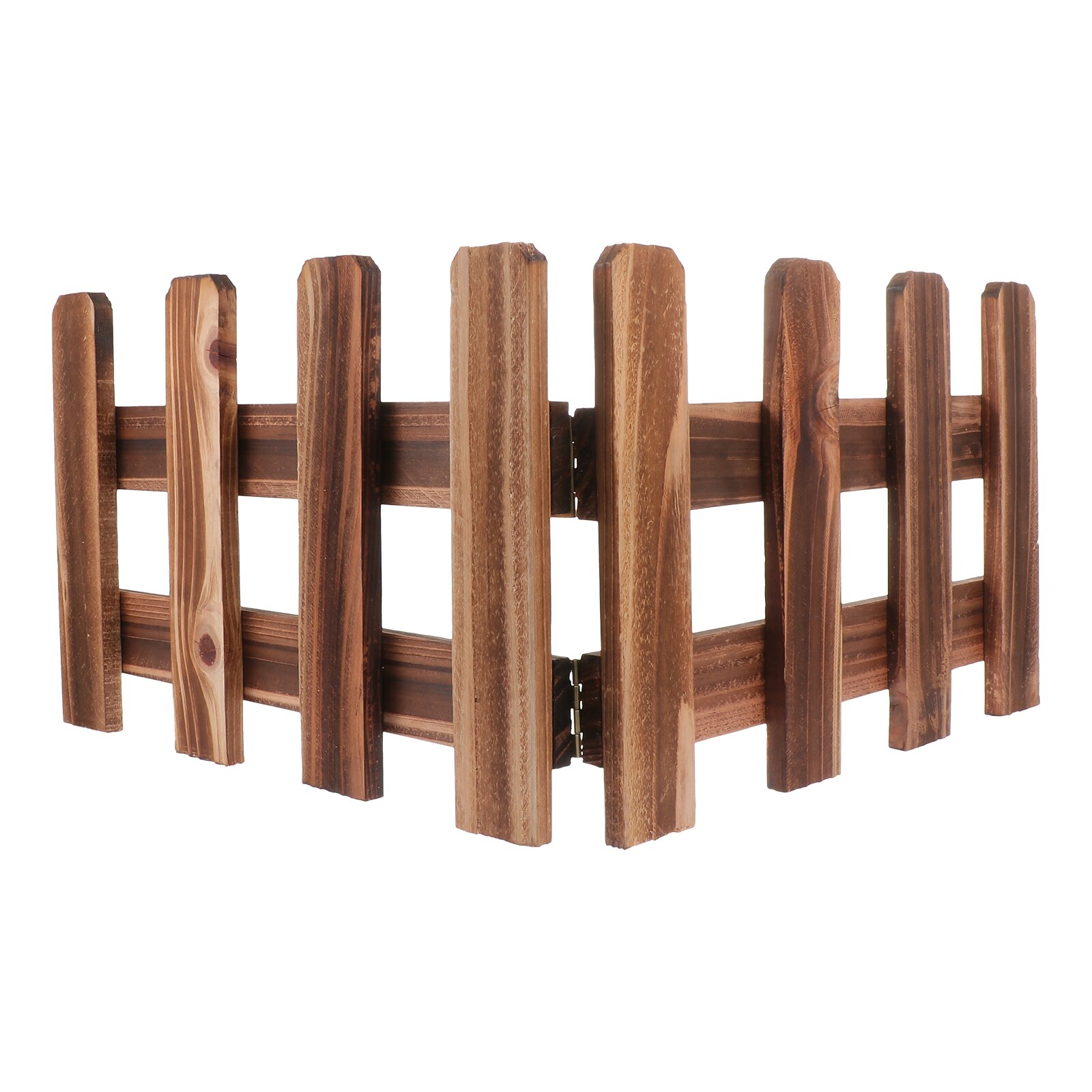 1pc Outdoor Yard Wooden Fence Decorative Yard Fence Garden Grass Fence