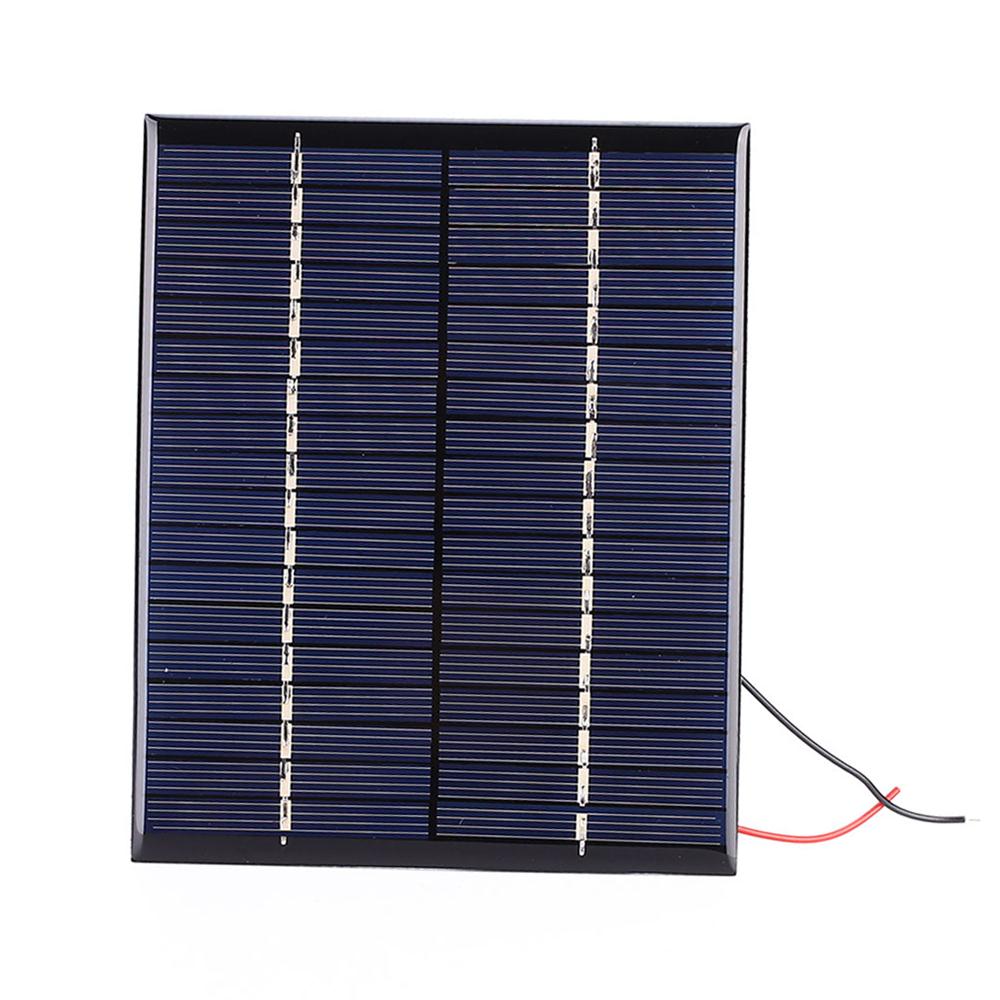 18v 2w polykrystallinsk solpanel energibesparende mini 110 × 136 × 3.0mm modul solkraft