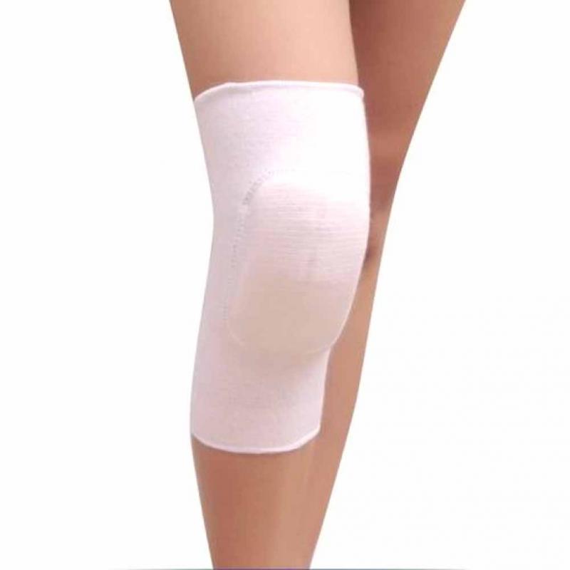 1Pc Volwassenen Kinderen Dans Kniebeschermers Sport Knie Protector Yoga Volleybal Knie Ondersteuning Gym Fitness Kniebeschermers Sport Veiligheid # h913: White / S