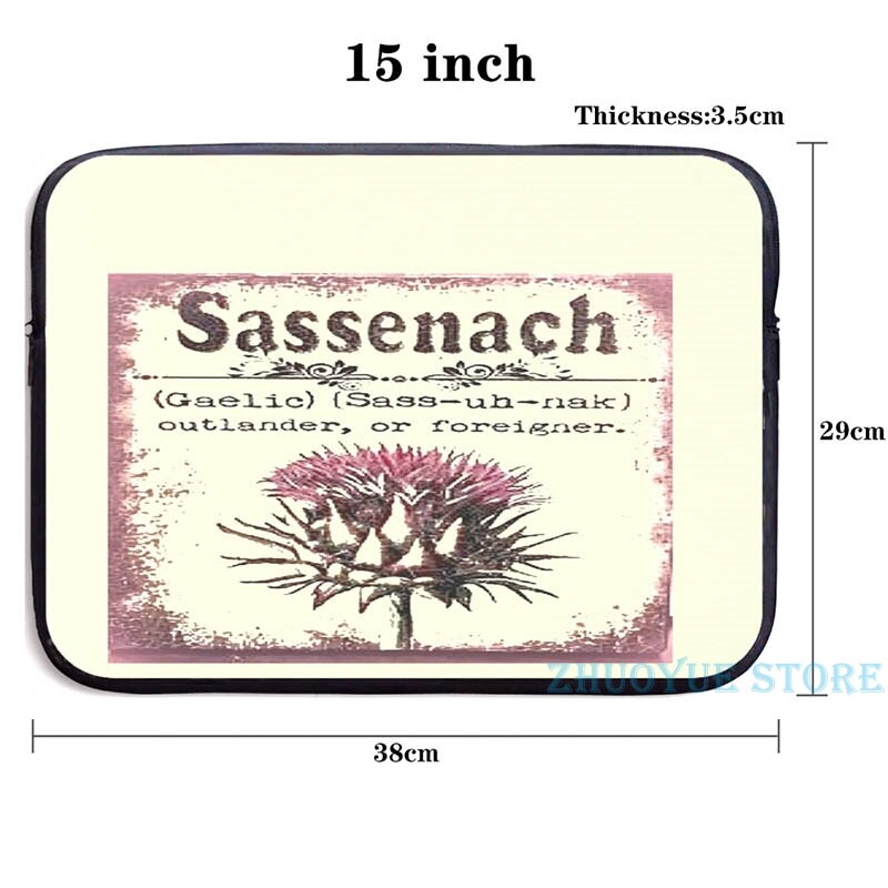 Grappige Grafische Print Outlander Sassenach Usb Lading Rugzak Mannen Schooltassen Vrouwen Tas Reizen Laptoptas: laptop bag 15 in