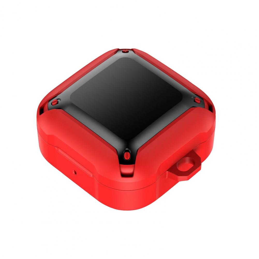 TPU PC Detachable Silicone Case for Samsung Galaxy Buds Live/Pro Protective Bluetooth Wireless Earphone Cover Earphone Case: Red Black