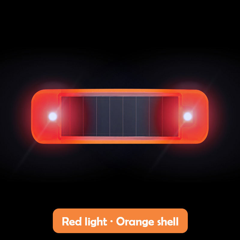 Mini led-autolampje op zonne-energie, waarschuwingslampje voor 's nachts, gesimuleerd alarm, draadloos antidiefstalwaarschuwingslampje, knipperend nep-alarmlampje: Geel