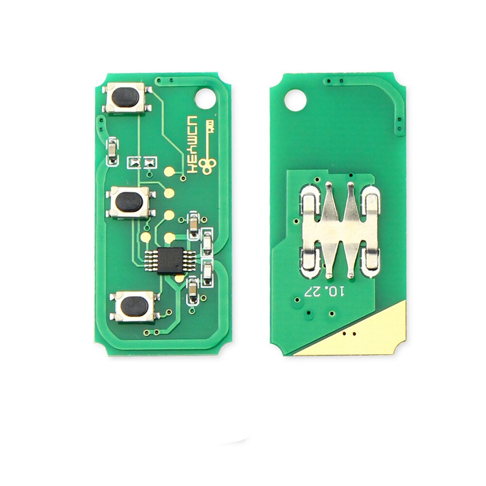 KEYYOU mando a distancia para llave de coche 4D60/63 433MHZ para Ford Focus 2 Ecosport, Kuga, Escape C Max Ka 3 botones HU101 Blade