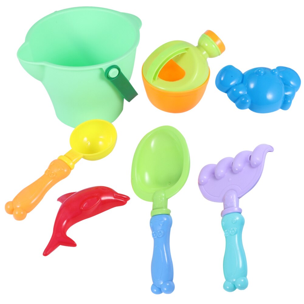 1Set Strand Ijs Emmer Speelgoed Voor Kinderen Strand Zand Spelen Accessoires Willekeurige Model (Kleurrijke)