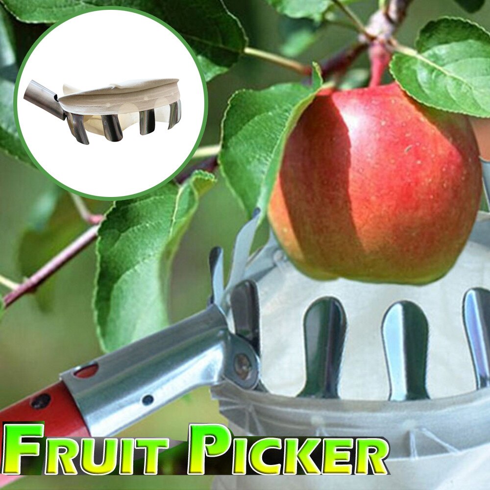 draussen Obst Pflücker Apfel Orange Pfirsich Birne Praktische Garten Pflücken Werkzeug Tasche Pflücken gerät Sammeln Vorrichtung