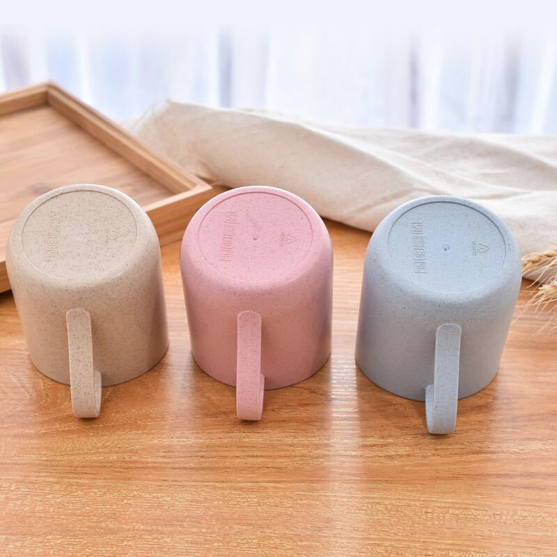 Pomysłowy filtr pszenica słoma kubek robić herbaty plastikowy kubek robić herbaty napiwek filiżanka starożytne chiny styl kubek biurowy z zaparzaczem 260ml