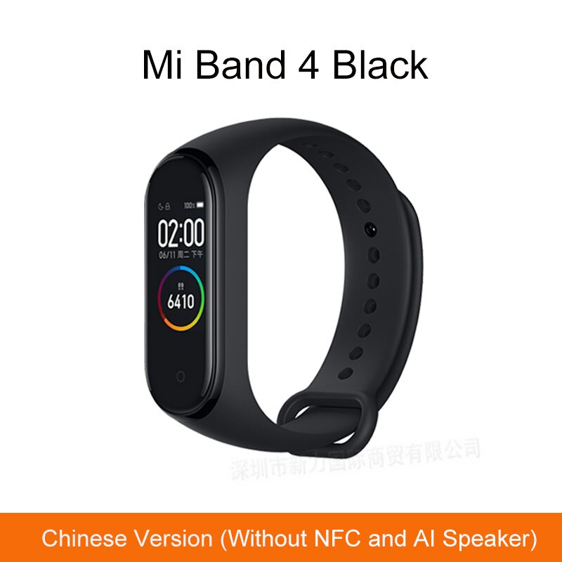 Xiaomi Miband Xiaomi Mi Band 4 Smart Wristbands Miband 4 Bracelet Heart Rate Fitness 135mAh Color Bluetooth 5.0: CN Version