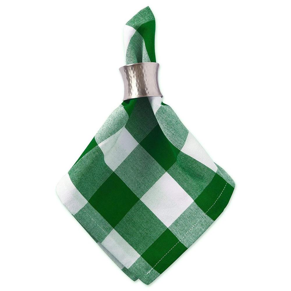 European Style Western Cotton Table Placemat Plaid Cotton Napkin Pad Plaid Table Cloth Placemat Tableware: Green