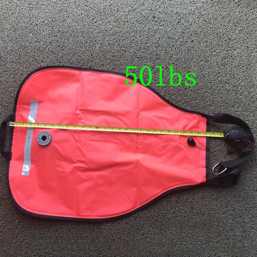 30LBS Tpu Duiken Lift Tas Drijfvermogen Salvage Tas Voor Rescue Schat Zoeken 50LBS Reflecterende Strip Drijfvermogen Tas Water Veiligheid