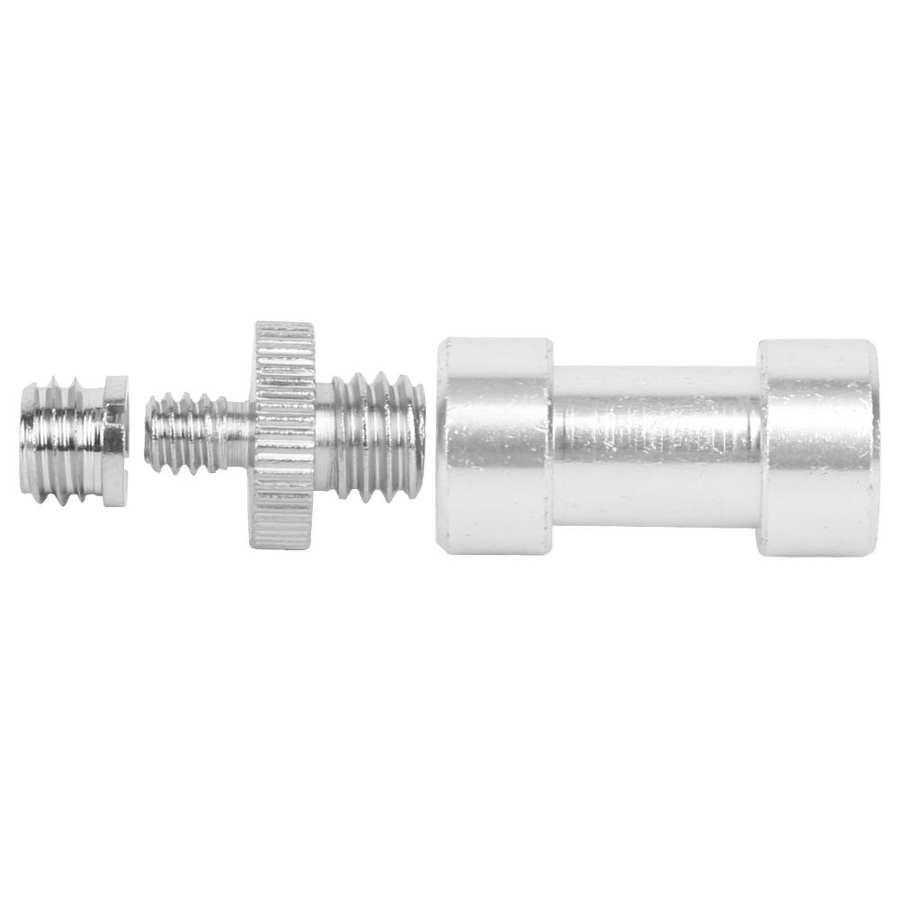 Aluminium 1/4 3/8 Inch Double End Adapter Schroef Moer Worden Licht Stand Shoe Mount Fotografie Apparatuur Schroef Adapter kit